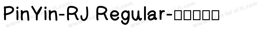 PinYin-RJ Regular字体转换